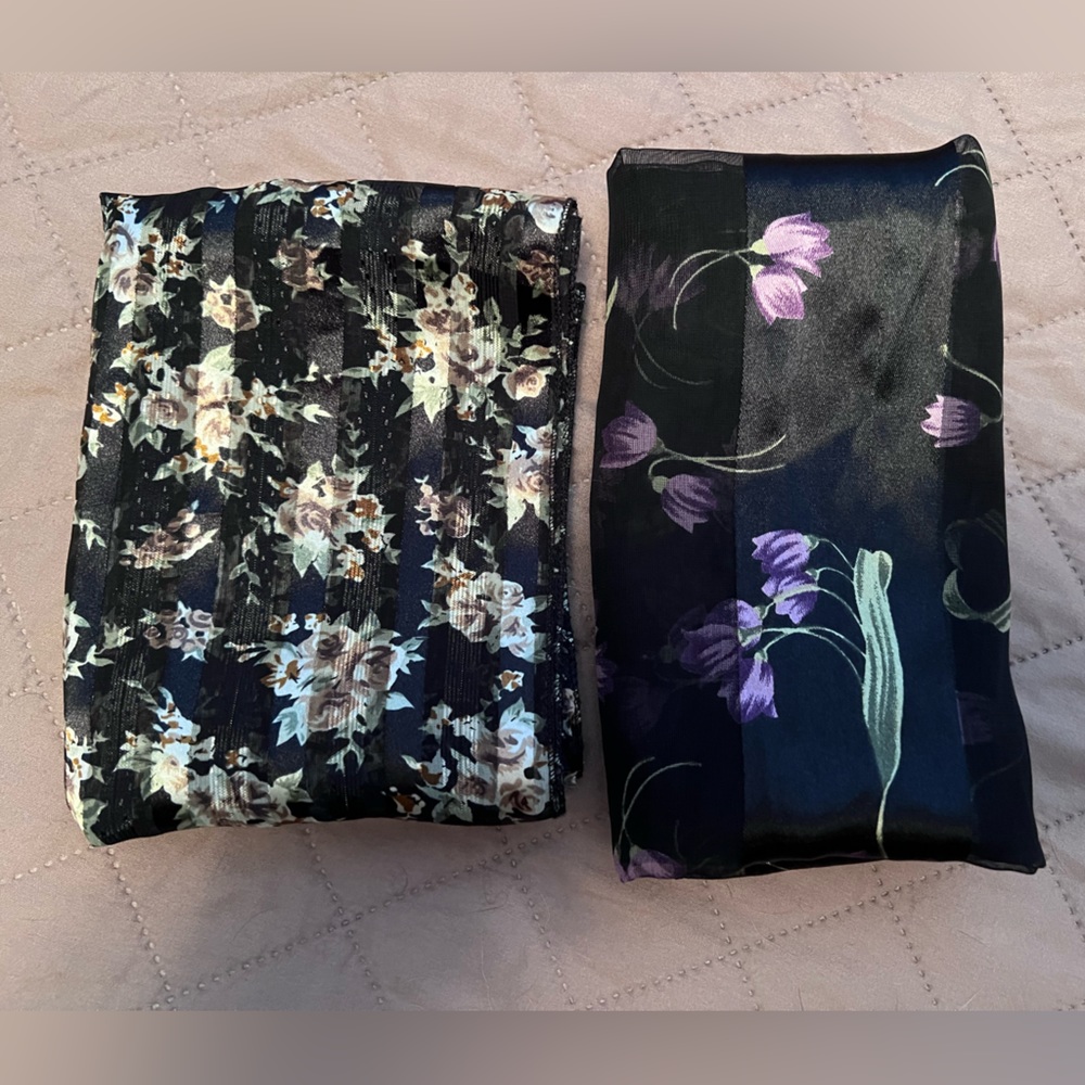 2 Sheer Scarves
